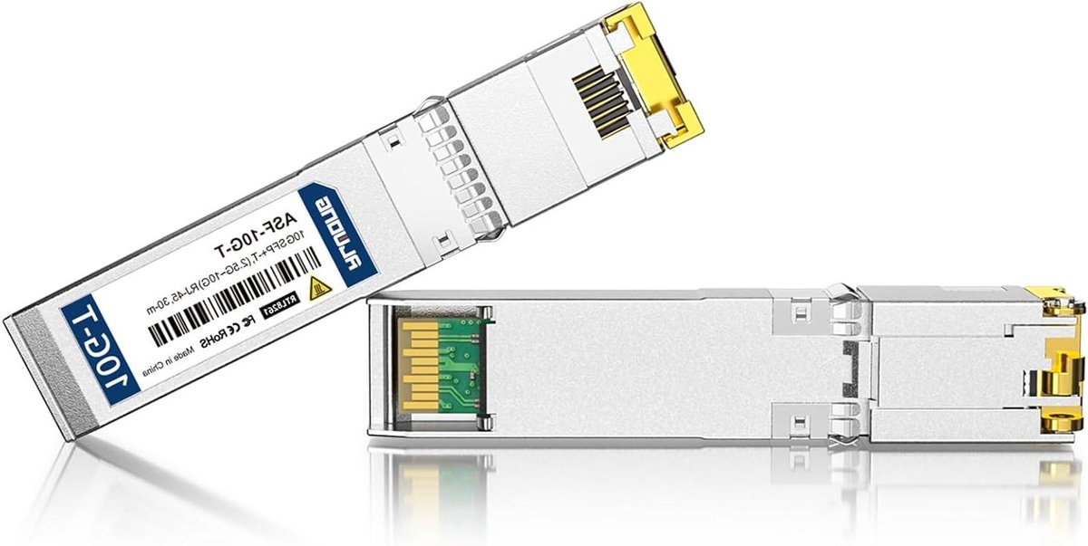 10GbE SFP+ Transceiver - Koper Ethernet Module - Netwerk Upgrade - Plug and Play - 30m - Niet gespecificeerd