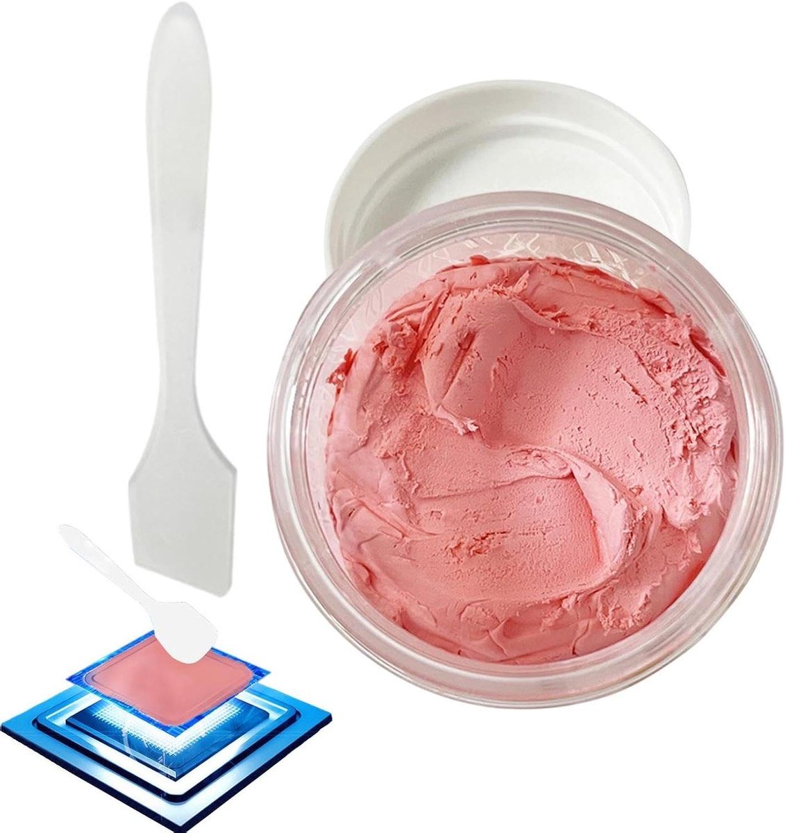 Koelpasta - Thermische pasta CPU - Computer koelen - Efficiënte warmteoverdracht - 10g - Roze