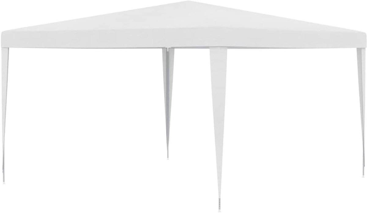 Partytent - Paviljoen Tuintent - Buitenfeesten Organiseren - UV- en waterbestendig - 4 x 4 m - Wit