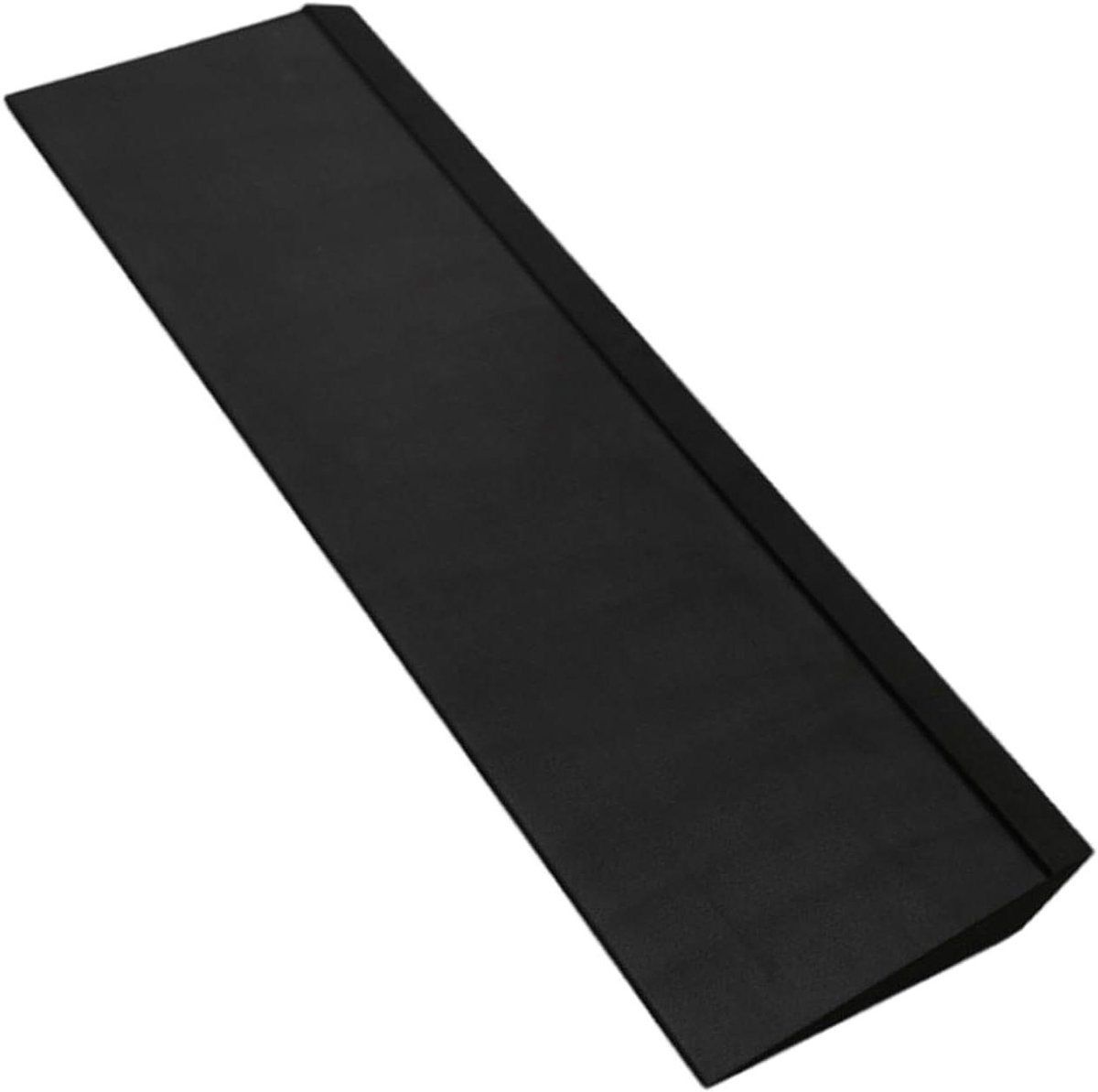 Squat Wedge Block - Trainingsbord Fitness - Gewichtheffen Mobiliteit - Antislip Kantelontwerp - ca. 50 cm Lengte - Zwart