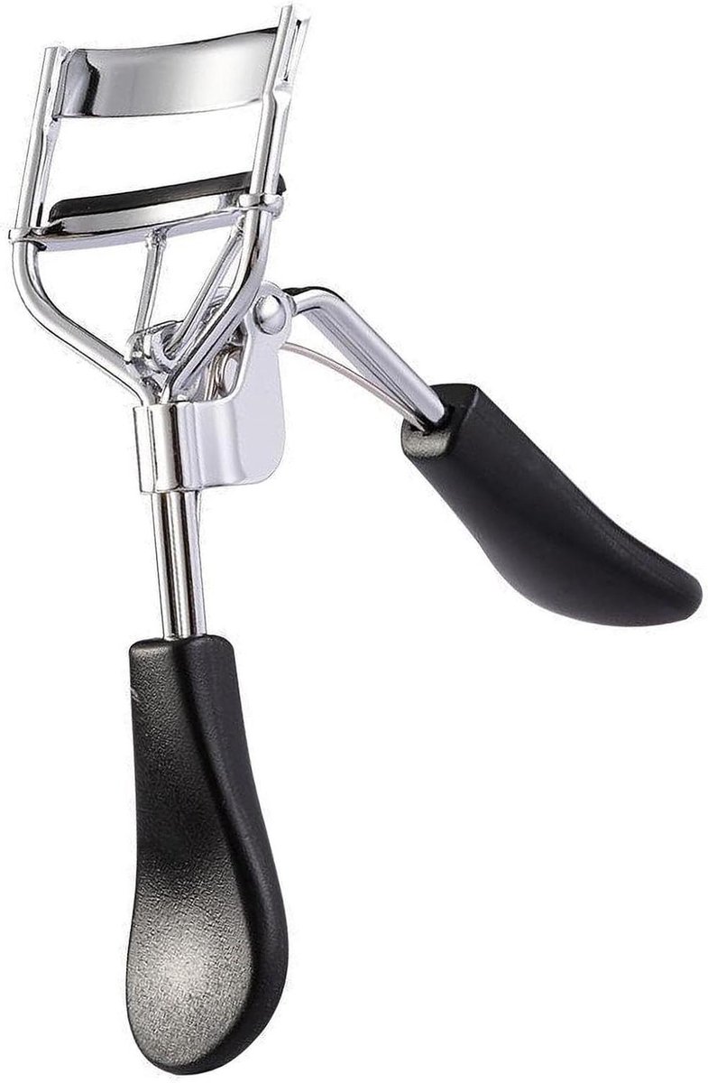 Wimperkruller - Make-uptool - Mooie Wimpers - Elastisch Siliconen Pad - Mini Draagbaar - Zwart