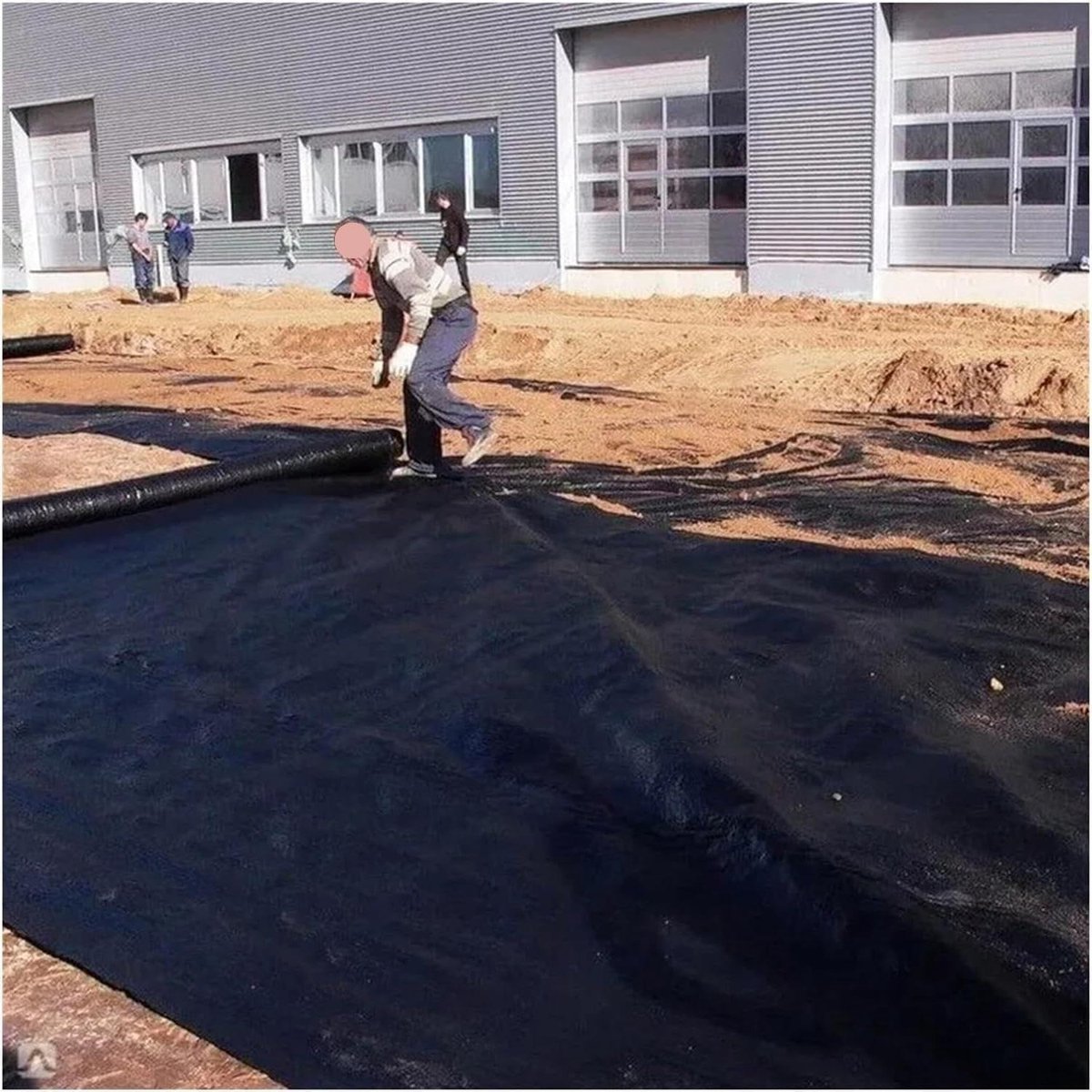Gronddoek Membraan - Onkruiddoek Bodembedekker - Tuin Onderhoud - Hoge Waterdoorlatendheid - 1.5x15m - Zwart