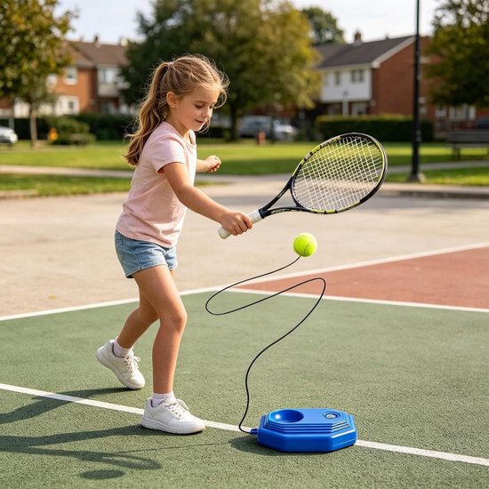 Tennis Rebound Trainer - Tennis Oefen Set - Swing Oefenen - Elastisch Rebound Koord - 20x21x5 cm - Niet gespecificeerd — afbeelding 2