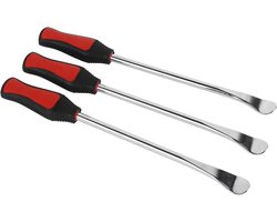 Bandenwisselset Motorfiets - Bandengereedschap Fiets - Banden Repareren - Met Bandenbeschermer - 30 cm - Zwart