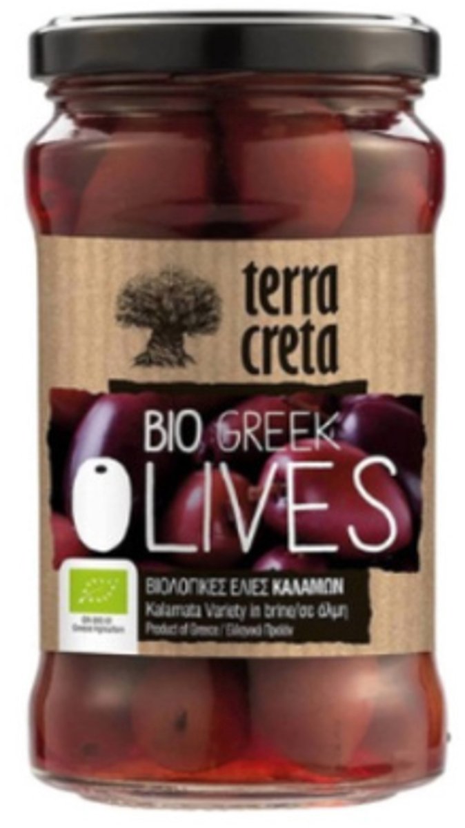 Terra Creta BIO Kalamata Olijven 160 g – Puur & Authentiek