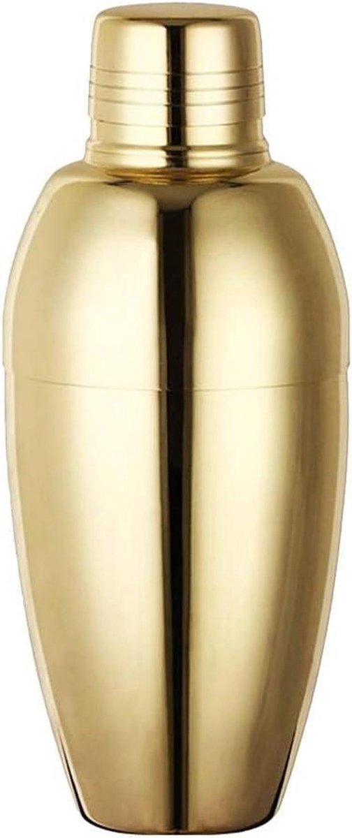 Cocktail Shaker - Drank Mixer - Cocktails Maken - Ingebouwde Zeef - 500 ml - Goud