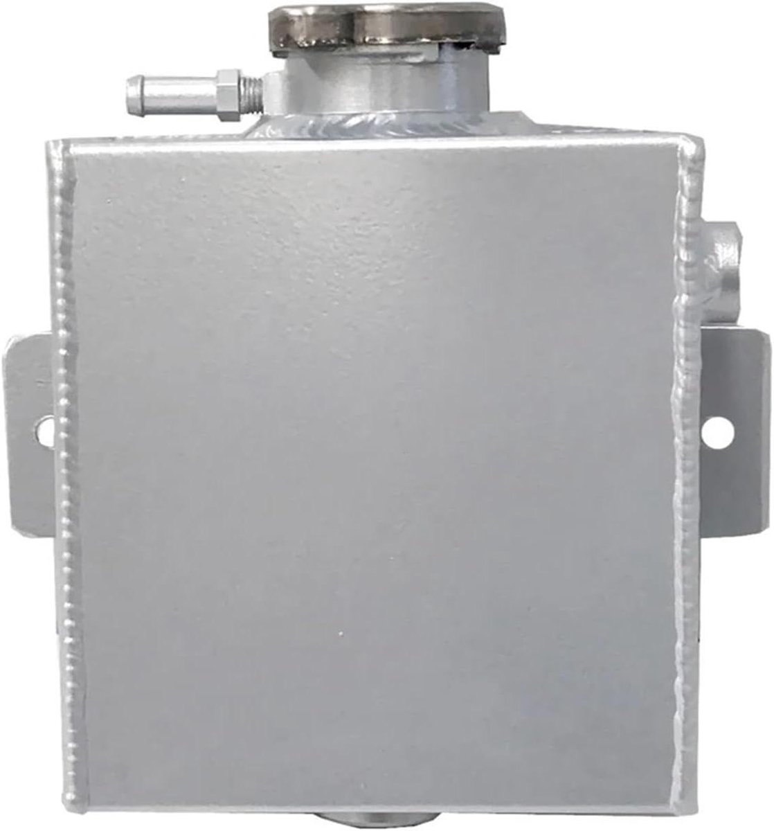 Koelvloeistof Expansietank - Overlooptank Reservoir - Motor Koelen - Universele Pasvorm - 1.2 Liter - Zilver