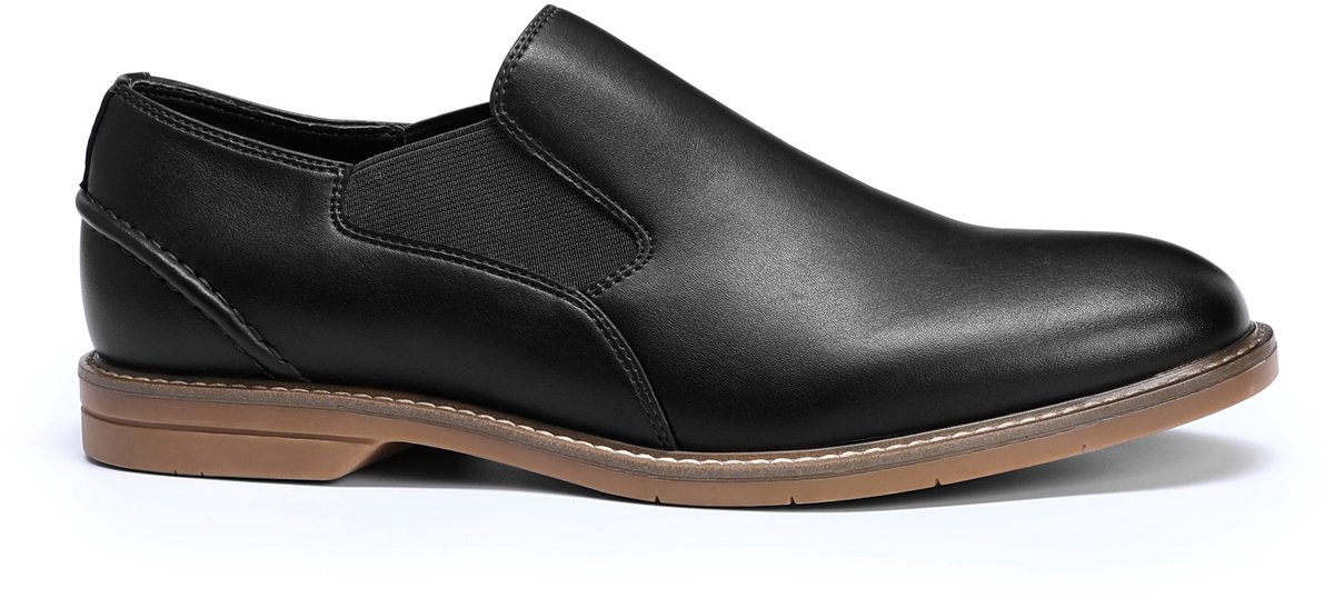 ALLTHEMEN Heren Slip-on Leren Schoenen - 42