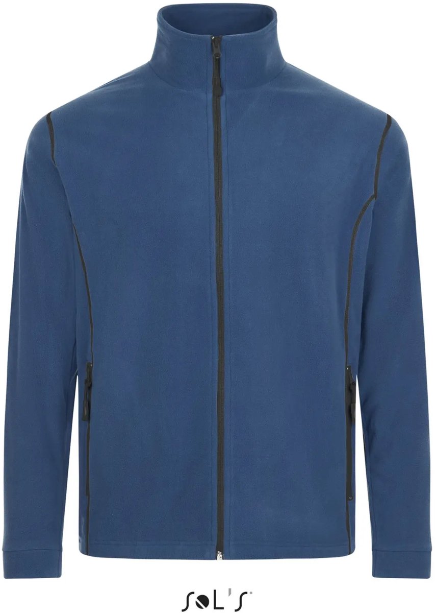 SOL’S Men´s Micro Fleece Zipped Jacket Nova L827 Slate Solid Grijs