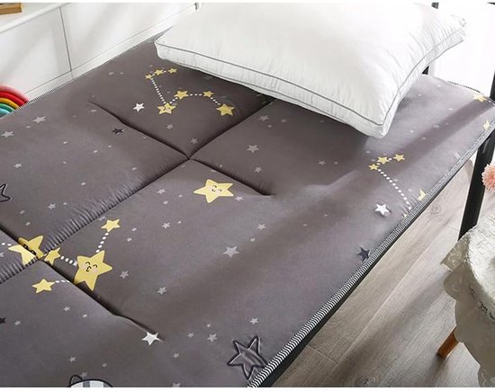 Vloermatras Opvouwbaar - Japanse Tatami - Comfortabel Slapen - Antislip Achterkant - 100x200 cm - Roze — afbeelding 4