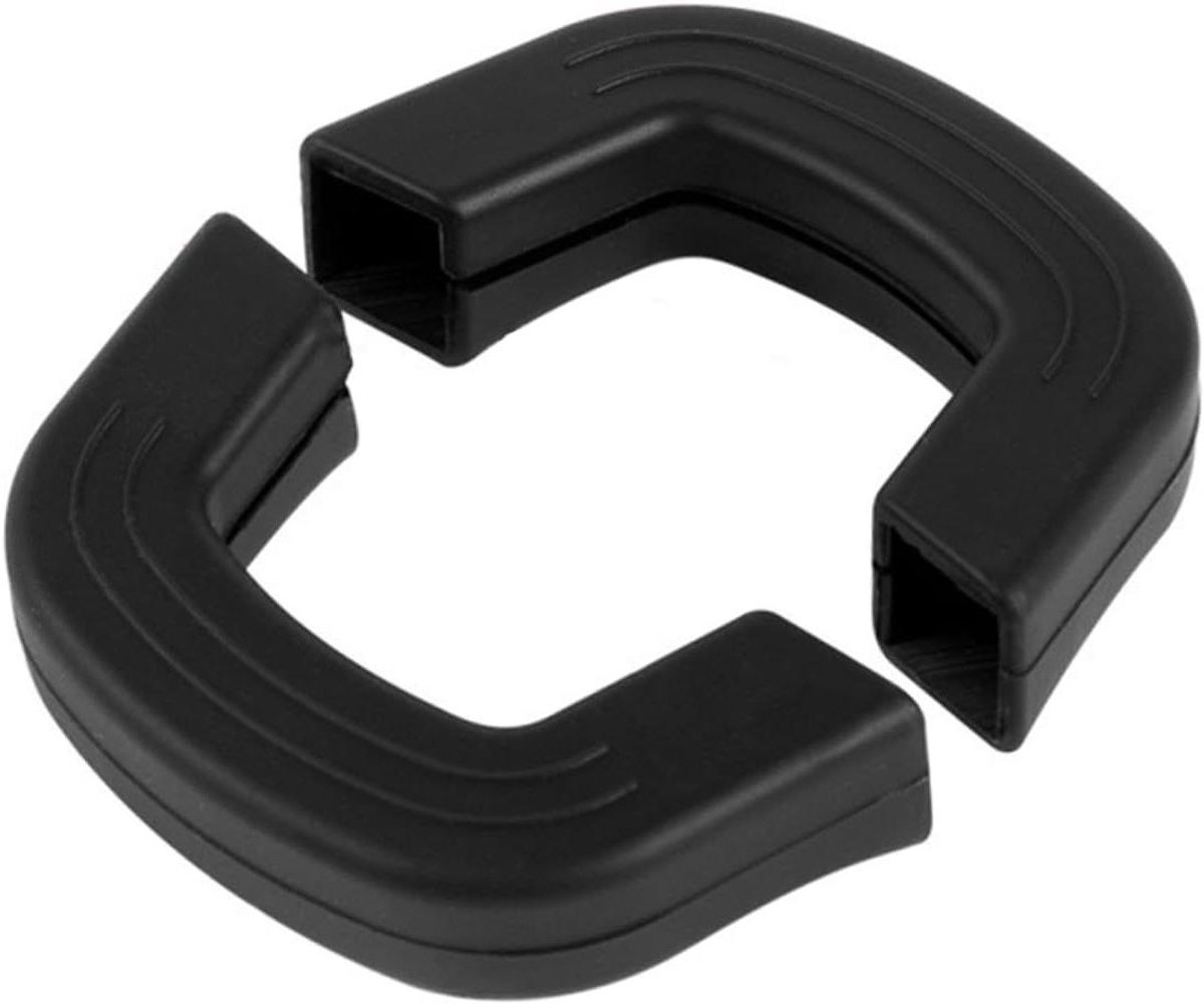 Pannengreepbeschermers - Isolatiehoezen - Koken - Hittebestendig - 6 x 3 x 15 cm - Zwart