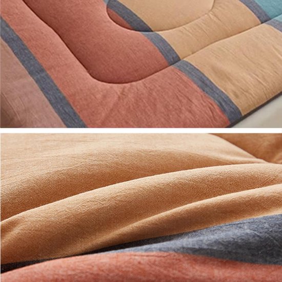 Draagbare Logeermatras - Japanse Vloerfuton - Comfortabel Slapen - Extra Dik Pluche - 120 x 200 cm - F — afbeelding 4