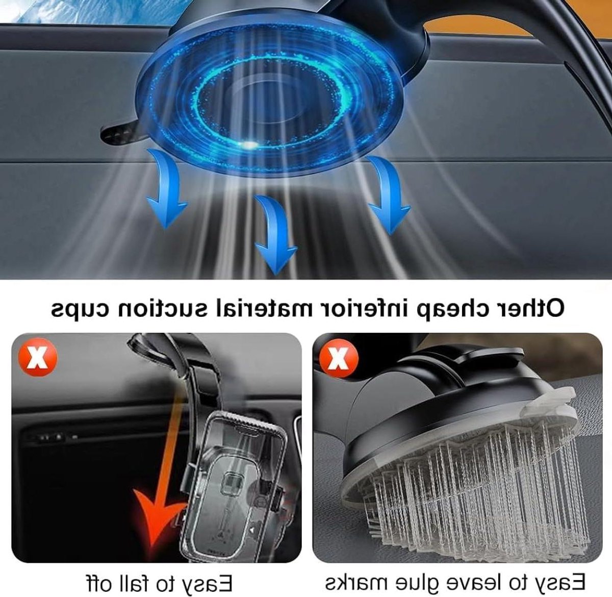 Auto Tablet Houder - Dashboard Steun - Navigatie Onderweg - Verstelbare Hoek - 7-15 inch - Zwart