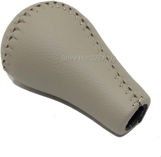 Versnellingspook Knop - Schakelknop Auto - Comfortabel Rijden - Hoogwaardig Materiaal - 5 Snelheden - Beige — afbeelding 2