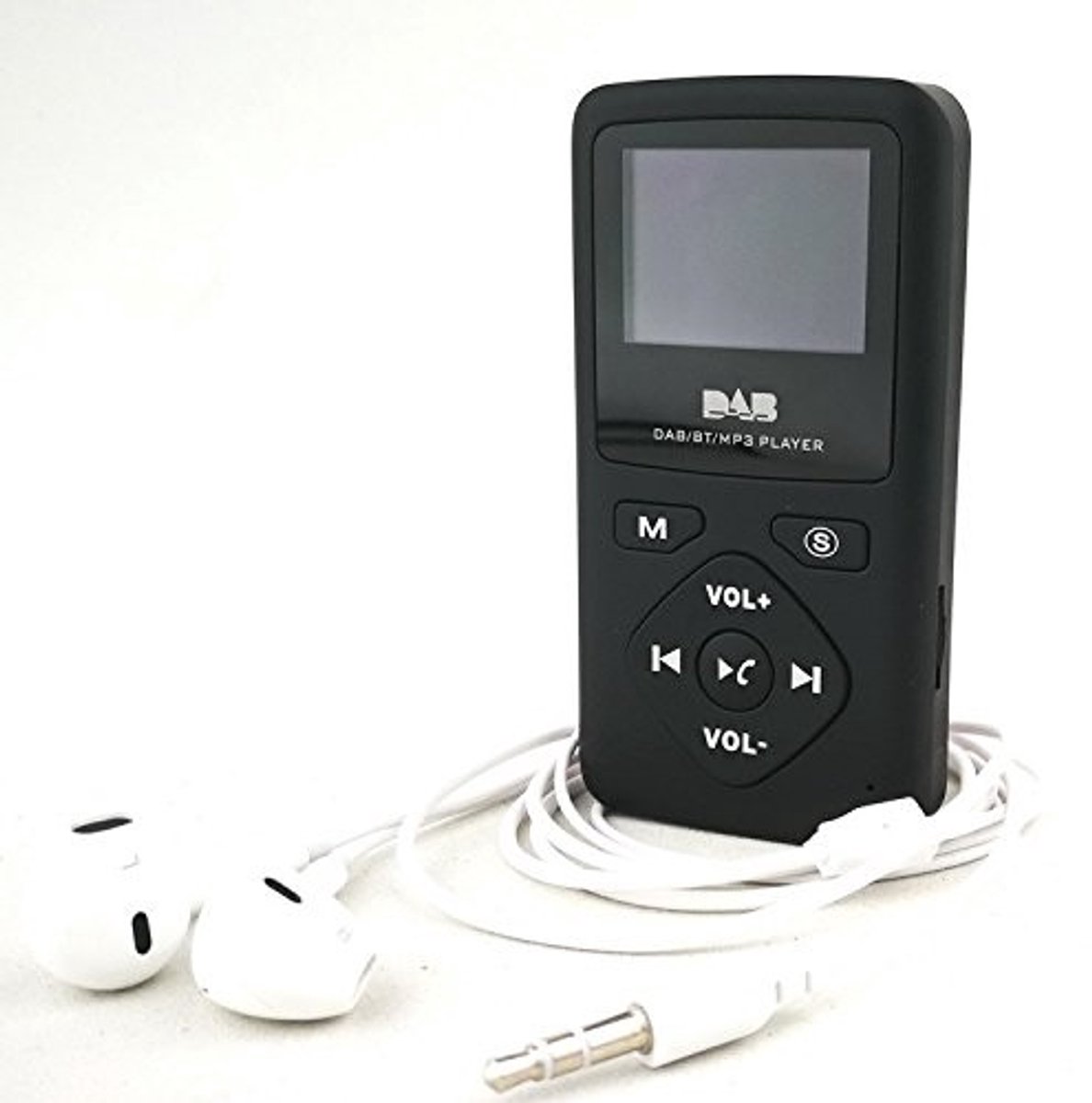 Dailygoody - Lichtgewicht digitale zakradio - FM radio - Compact en draagbaar - Zwart - Bluetooth en MP3 - Geschikt voor joggen en sporten - Model...