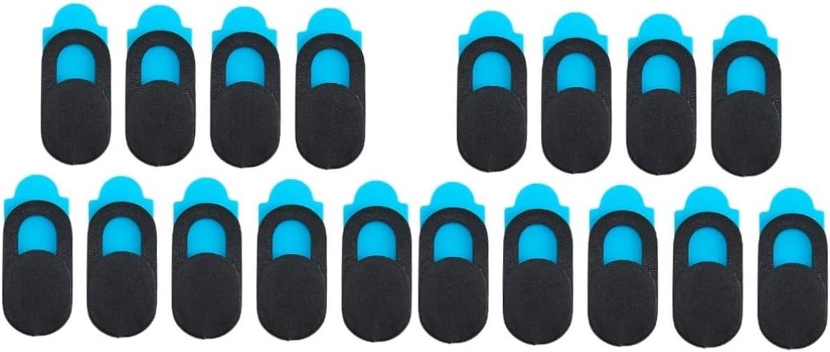 Webcam Covers - Camera Slider - Privacy Beschermen - Ultradun Ontwerp - 18 Stuks - Zwart