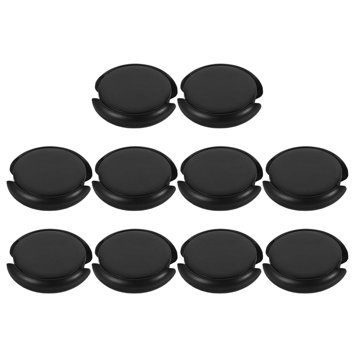 Stethoscoop Naamplaatjes - ID Badge Clip - Medische Identificatie - Eenvoudig Schoon te Maken - 4 cm - Zwart