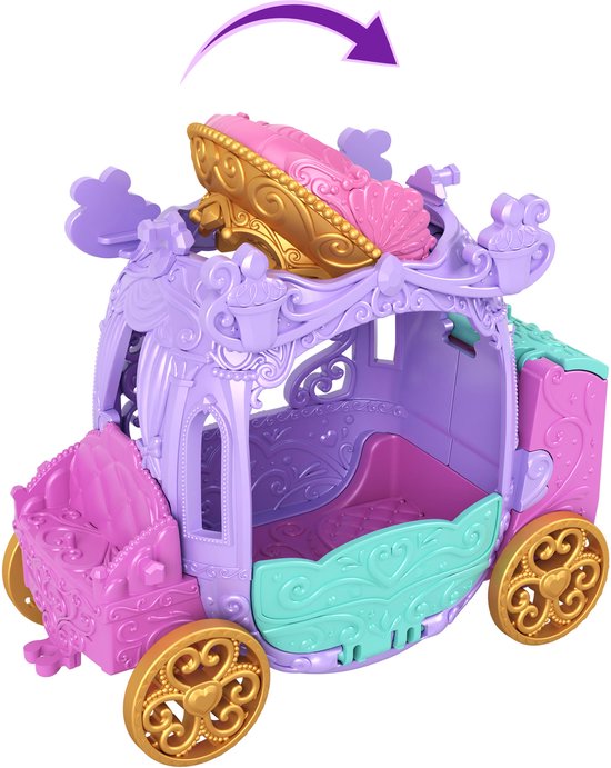 Disney Princess CARRIAGE REVEAL Small Doll & Vehicle — afbeelding 3