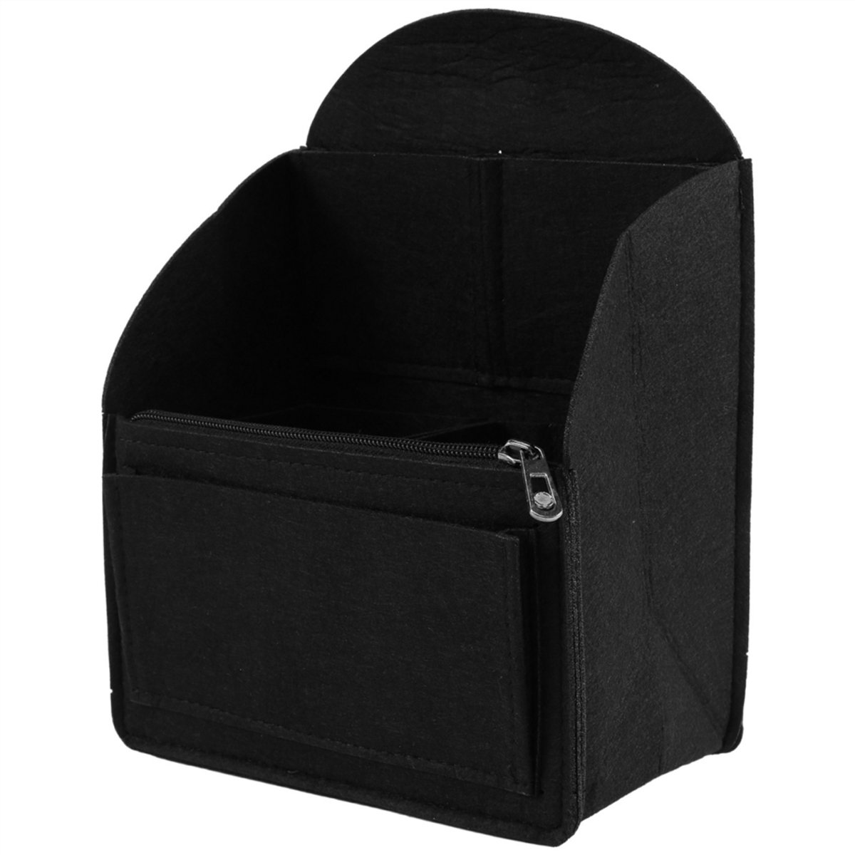 Unisex vilten rugzak met schouderband (zwart)