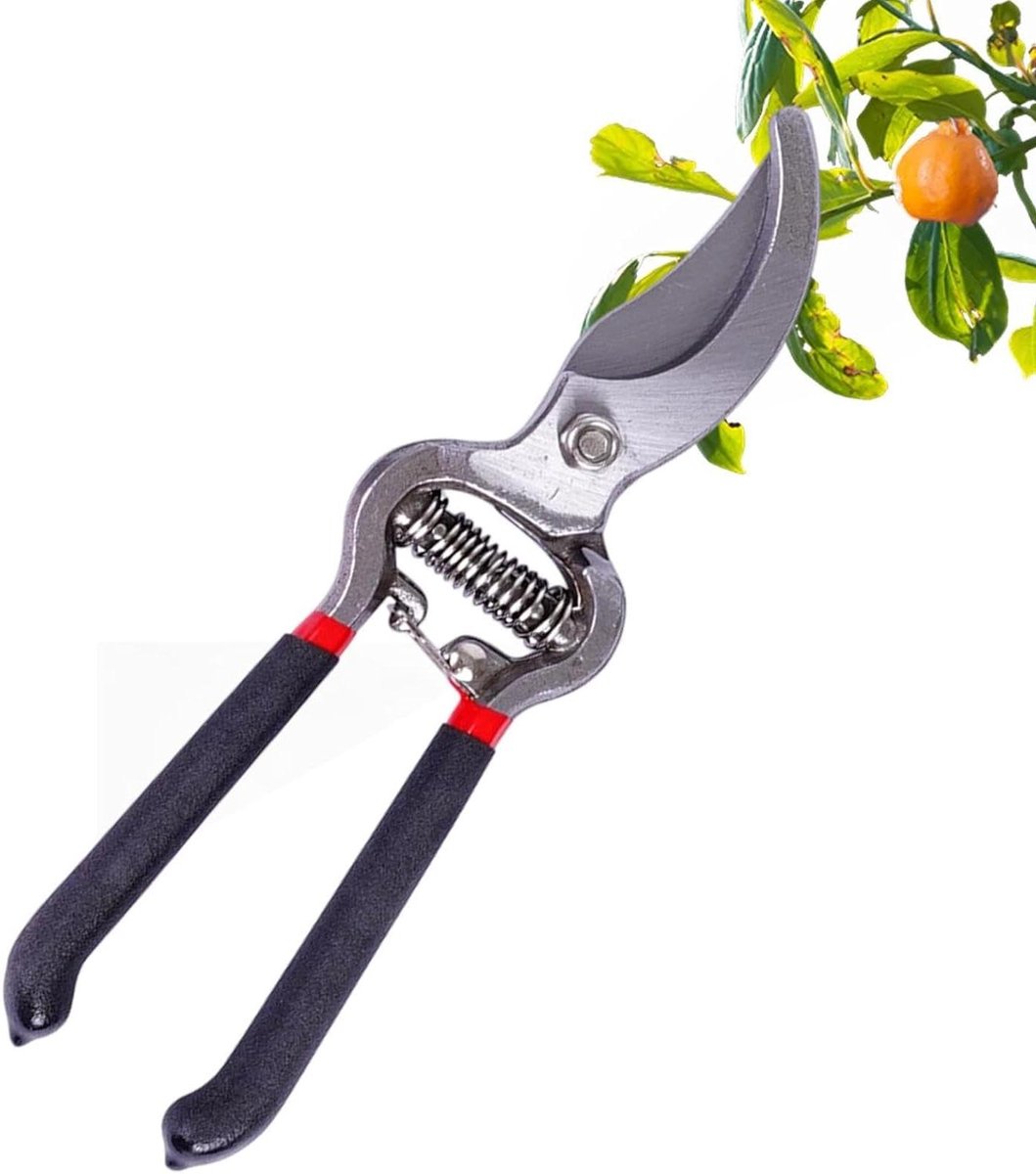 Snoeischaren Tuin - Bloemenknipper Plantschaar - Planten Onderhoud - Precisie Snoeien - 20.5 cm - Zwart