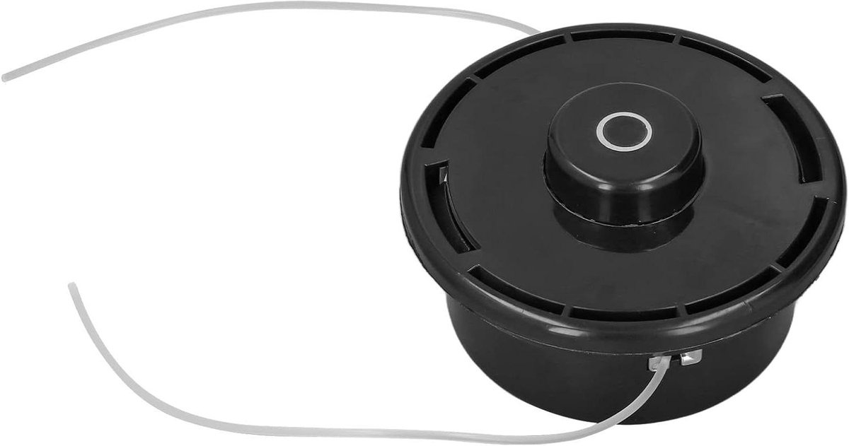 Onkruid Borstelkop - Trimmerkop Vervanging - Tuinonderhoud - Duurzame Nylon Constructie - 13x7cm - Zwart