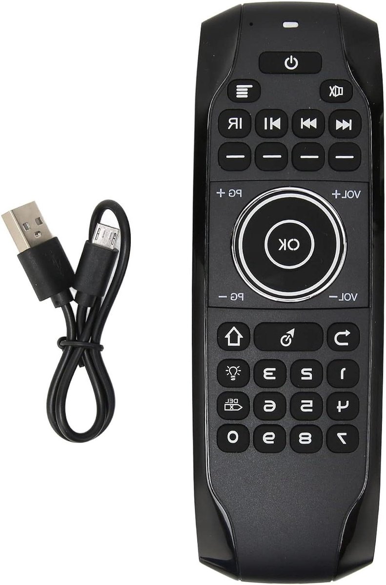 Afstandsbediening - Controller - Smart TV Bediening - Spraakgestuurd - 10 Meter - Zwart