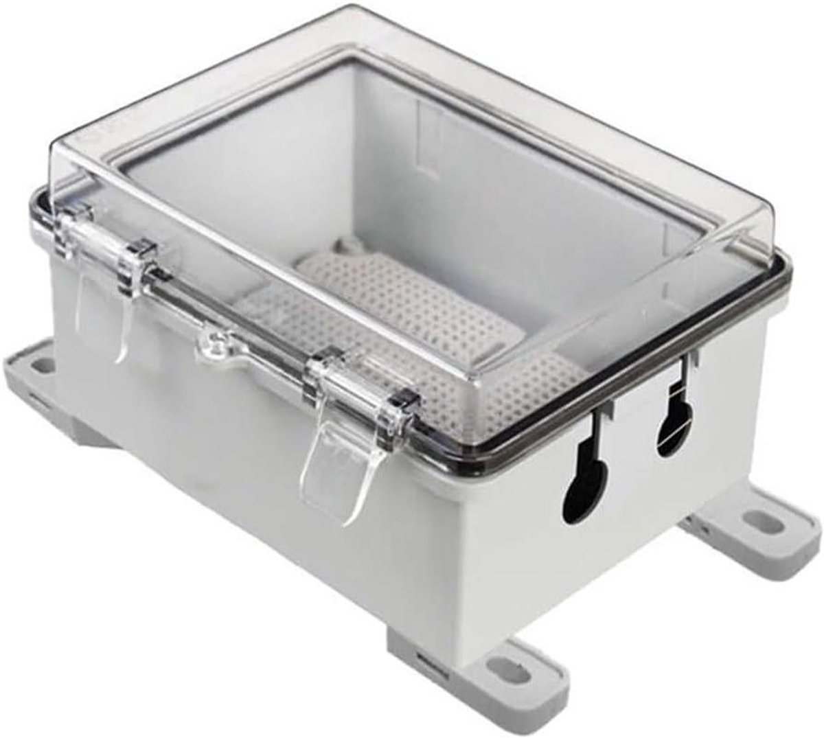 Elektrische Buiten Huis - Verdeelbox Tuin - Tuinapparatuur Aansluiten - IP66 Weerbestendig - 220x170x110mm - Grijs