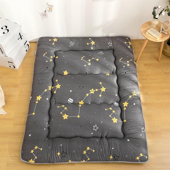 Japanse Vloermatras - Oprolbare Futon Tatami - Logeren Kamperen - Ergonomisch Ontwerp - 120 x 200 cm - Kleur — afbeelding 3