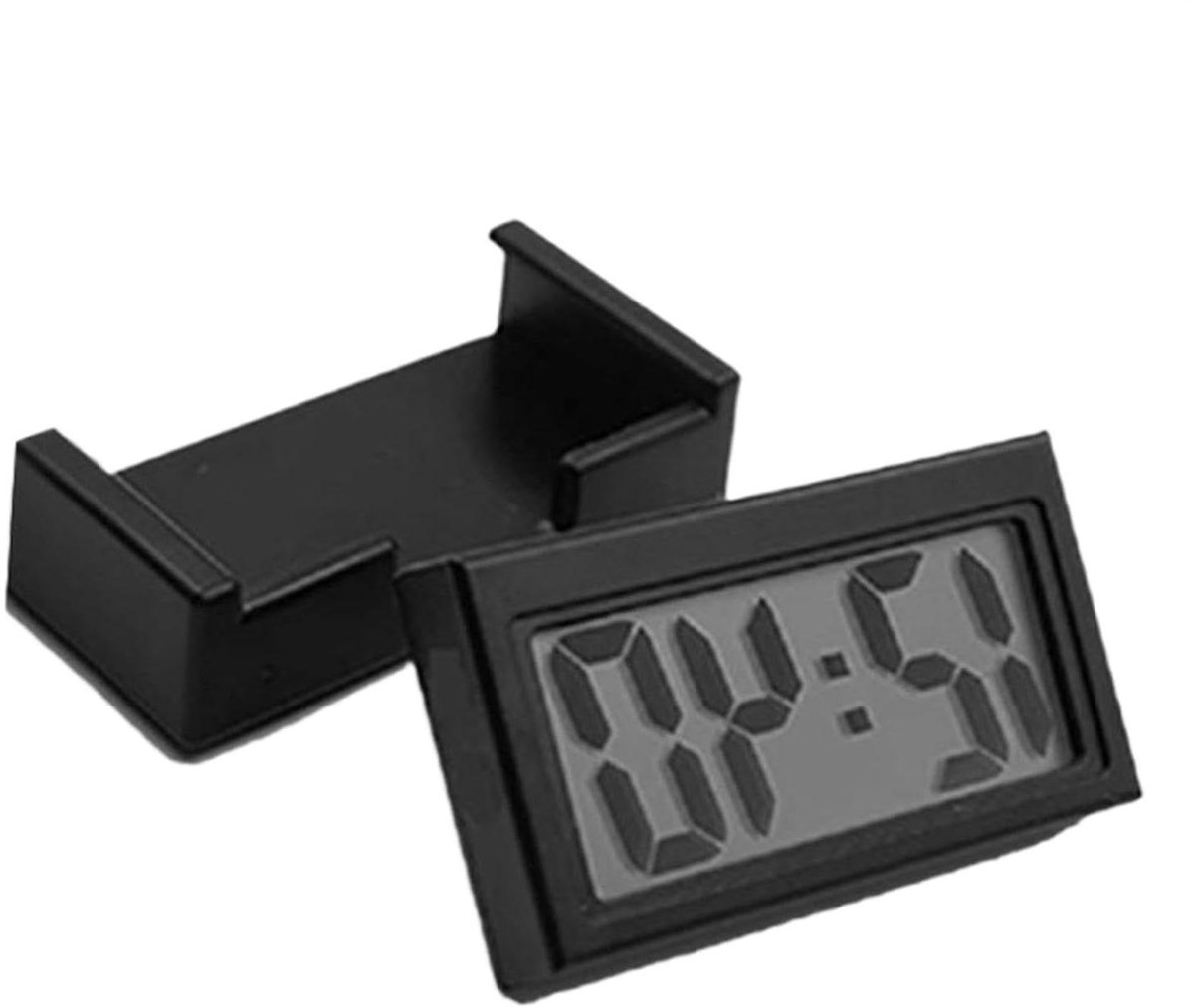 Digitale Dashboard Klok - Zelfklevend Horloge Auto - Tijd Weergeven Auto - Compact Ontwerp