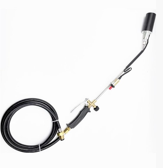 Propaan Torch Brander - Onkruidbrander Tuinbrander - Onkruid Verwijderen - Draagbaar Ontwerp - 1 Stuks - Zilver — afbeelding 4