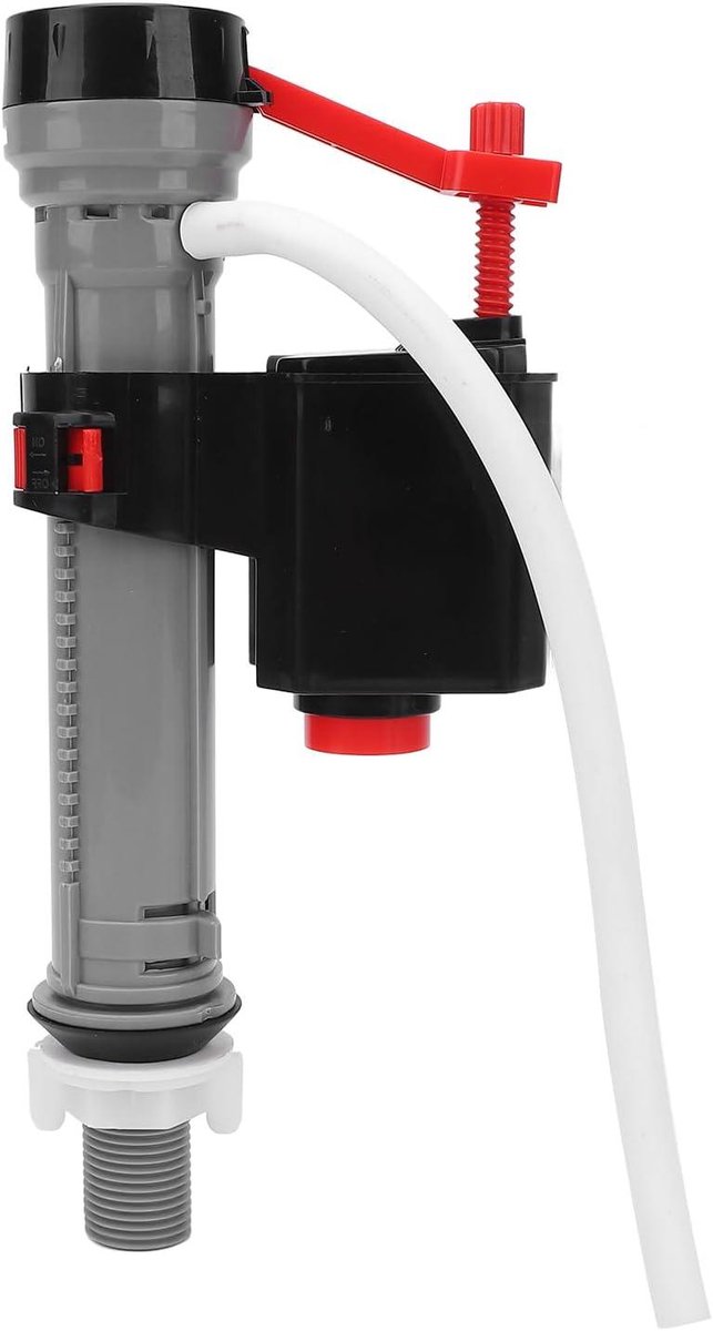 Toilet Vulklep - Tankklep Reservoir - Toilet Reparatie - Stille Werking - 22 tot 32 cm - Wit