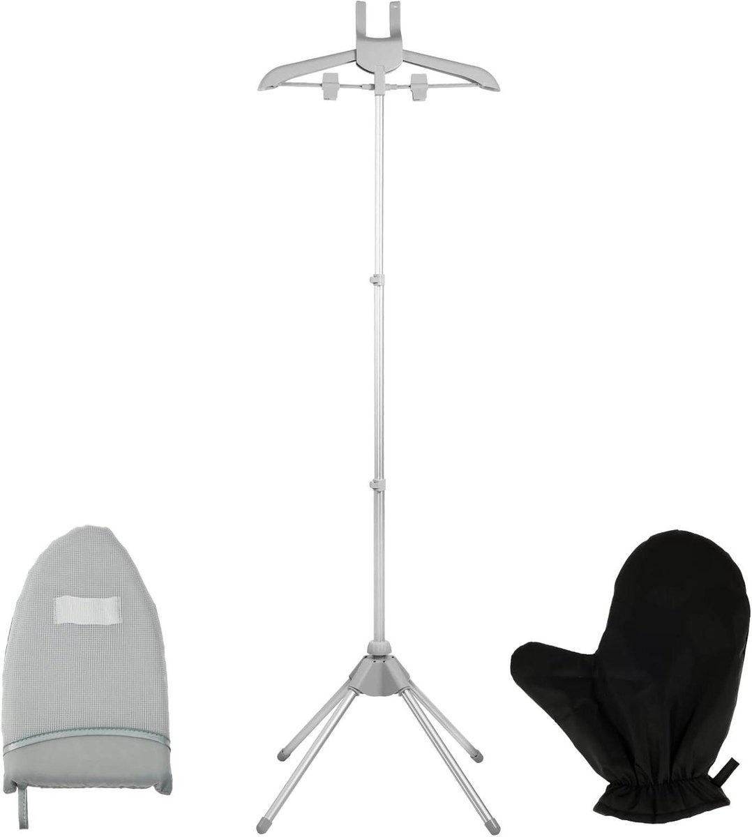 Kledinghanger Stomer - Stoomrek - Kleding Stomen - 360 Graden Rotatie - 84-160 cm - Grijs