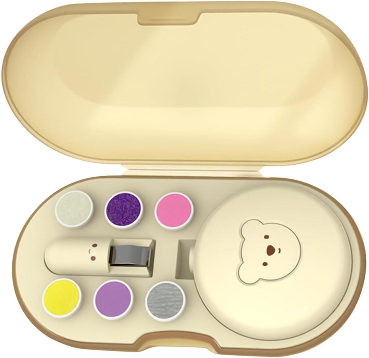 Elektrische Nagelvijl - Nagelverzorging Set - Nail Care - Geruisloze Motor - 6 Opzetstukken - Wit