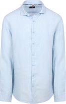State Of Art Overhemd Linnen Lichtblauw - Maat XXL - Heren - Overhemden Casual