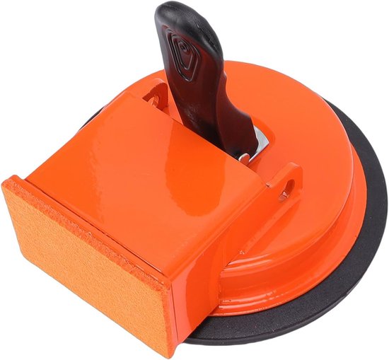 Vloer Reparatie Tool - Laminaat Vloer Fixer - Vloeren Monteren - Krachtige Zuignap - 118 mm Diameter - Oranje — afbeelding 5