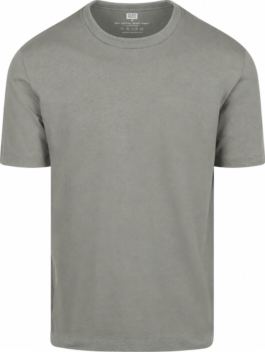 Alan Red Venice T-Shirt Heavy Jersey Groen - Maat L - Heren - Basic T-shirt
