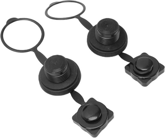 Topiky Luchtmatras Ventieldopjes Duurzame Schroefdraadafdichtingsplug voor Opblaasbare Uitrusting PVC 2PCS voor Watersport — afbeelding 4