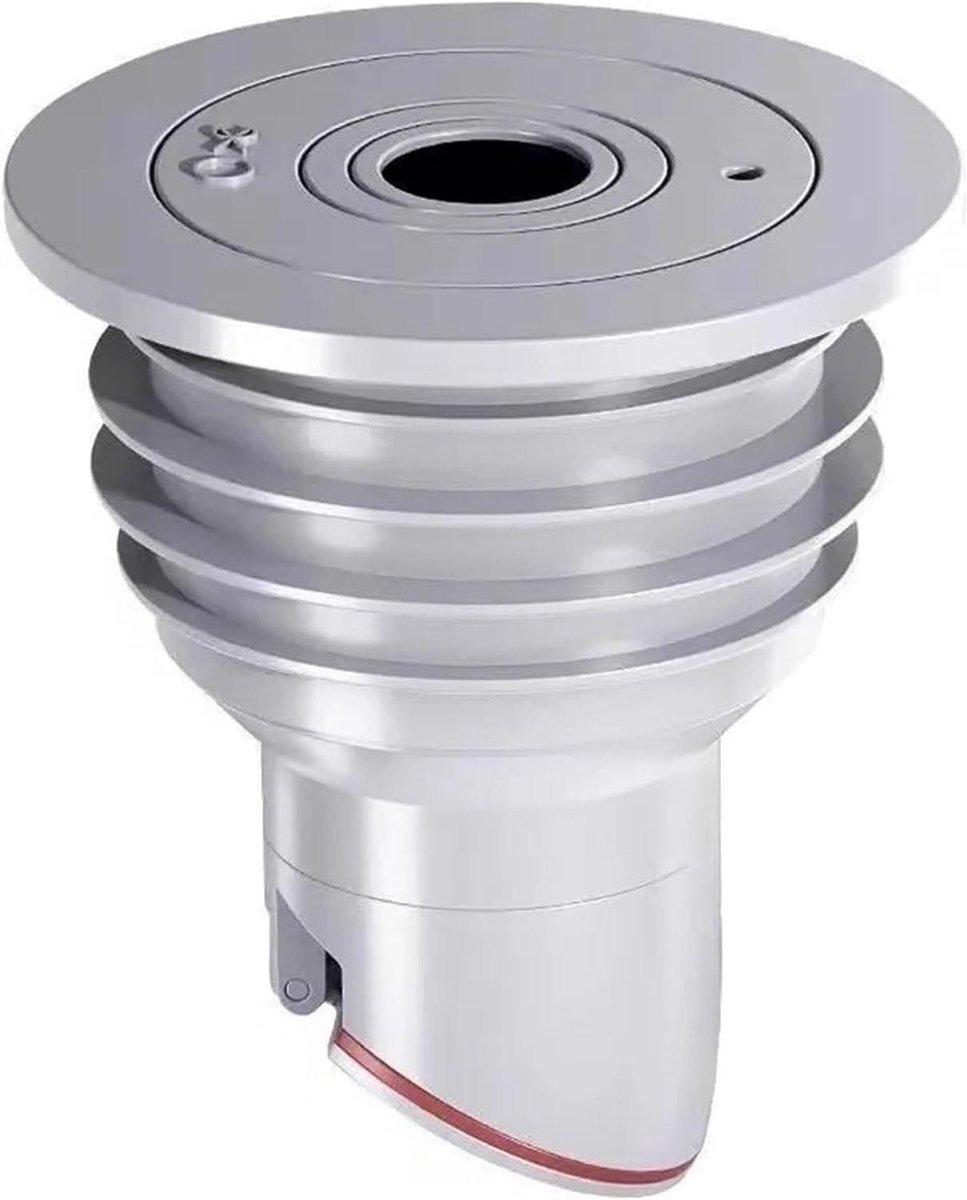 Afvoerrooster Roestvrij Staal - Gootsteenstop Rioolbuis - Waterafvoer Optimaliseren - Verstelbaar Maatwerk - 45-50 mm - Zilverkleurig