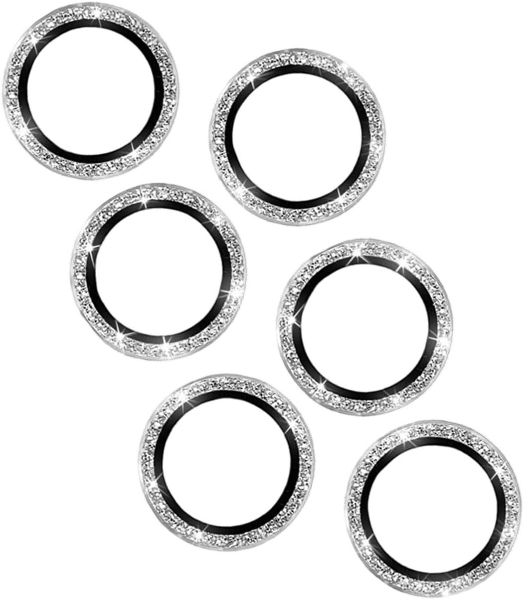 Set van 6 Camera Lens Protectors van Metaal en Glas, Krasbestendig en HD, Geschikt voor iPhone 17, 17 Pro & 17 Pro Max, Bescherming en Stijl