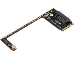 M-Key NVME naar Oblique 22x80mm SSD Upgrade Adapter voor MSI CLAW8 AI+ en CLAW7 Gaming, 22x30mm Connector