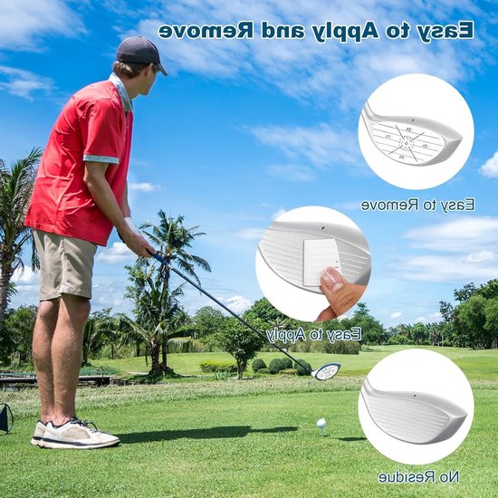 Golf Impact Tape Set 40pcs/120pcs, Club Impact Stickers voor Consistente Shots, Sweet Spot Analyse en Verbetering van Golfvaardigheden van GOLF — afbeelding 2