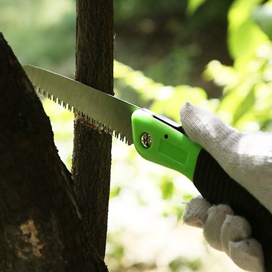 Folding Saw - Hand Saw - Tree Saw - Tuin - Camping - Jagen - Veiligheidshendel - Universele Takzaag van Merkloos	 — afbeelding 2