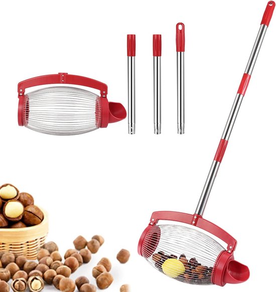 Dailygoody - Notenverzamelaar - Notenoogster - Arbeidsbesparend - Lange steel - Pecannotenplukker - Geschikt voor tuin - Walnotenverzamelaar van Merkloos	 — afbeelding 5