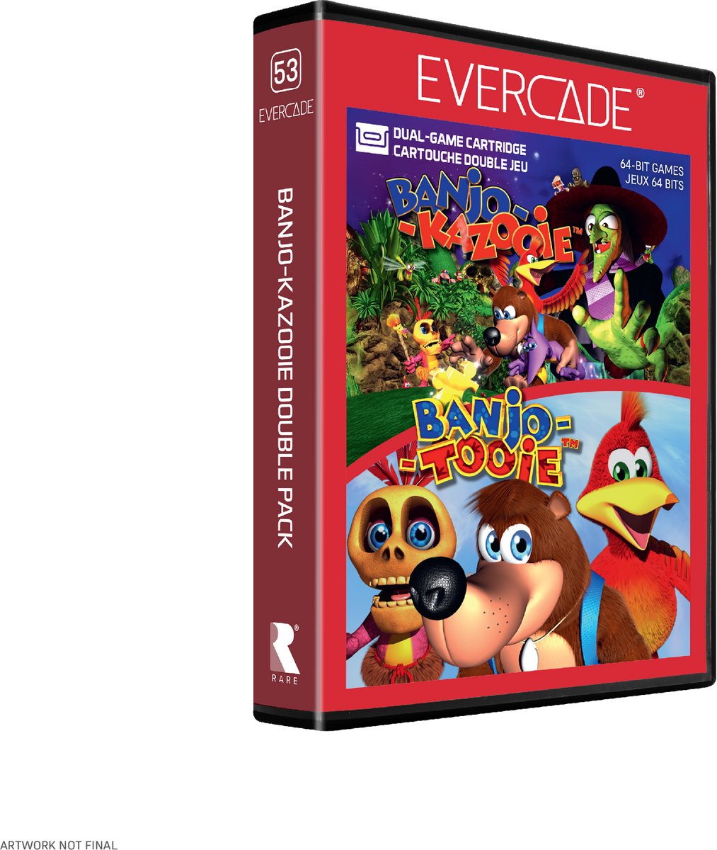EVERCADE Nexus + Banjo-Kazooie Double Pack - Zwart — cadeau in Games, Films & Muziek - foto 4