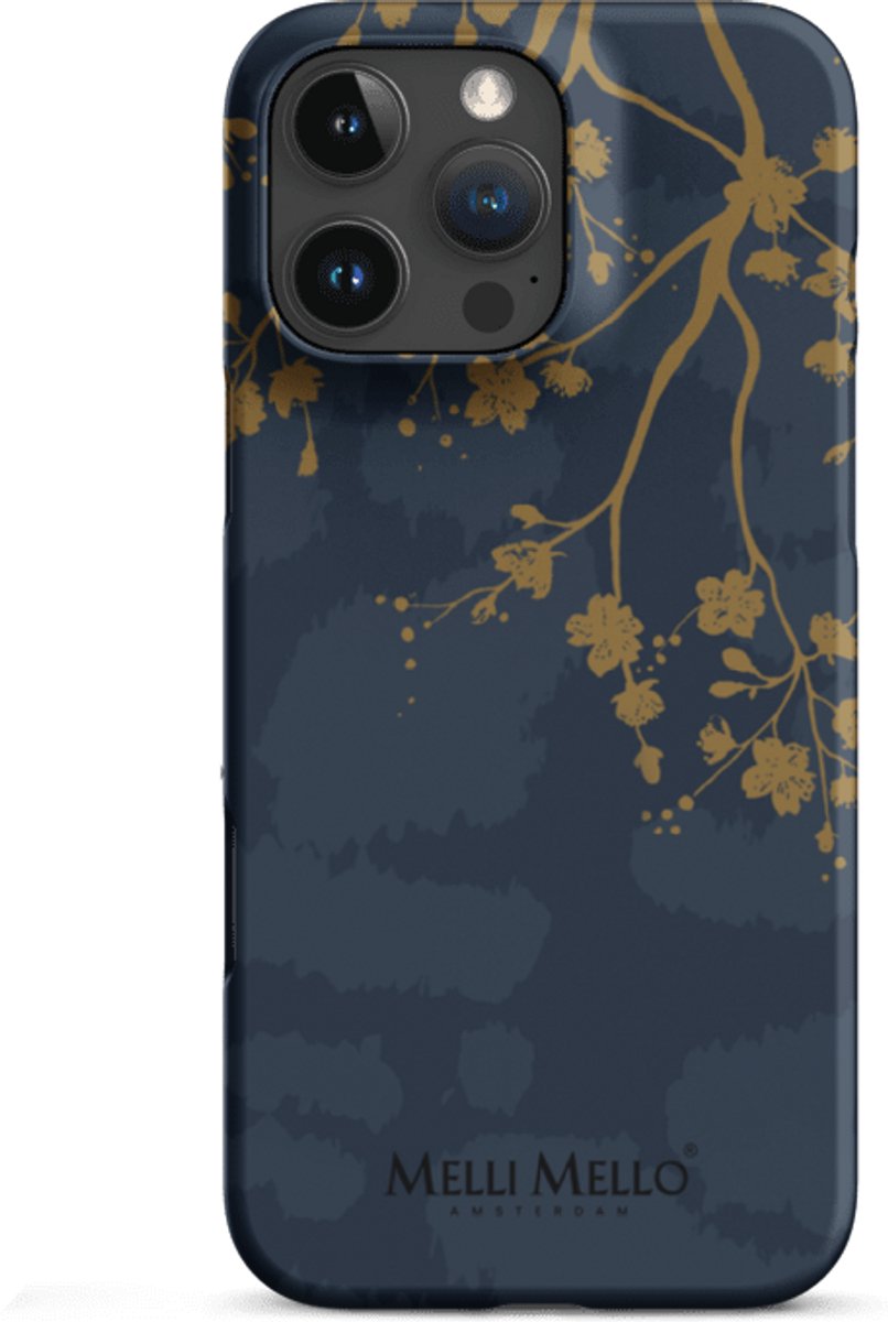 Melli Mello Telefoonhoesje Golden Branch (Hard Case) - Apple iPhone 16 Pro Max