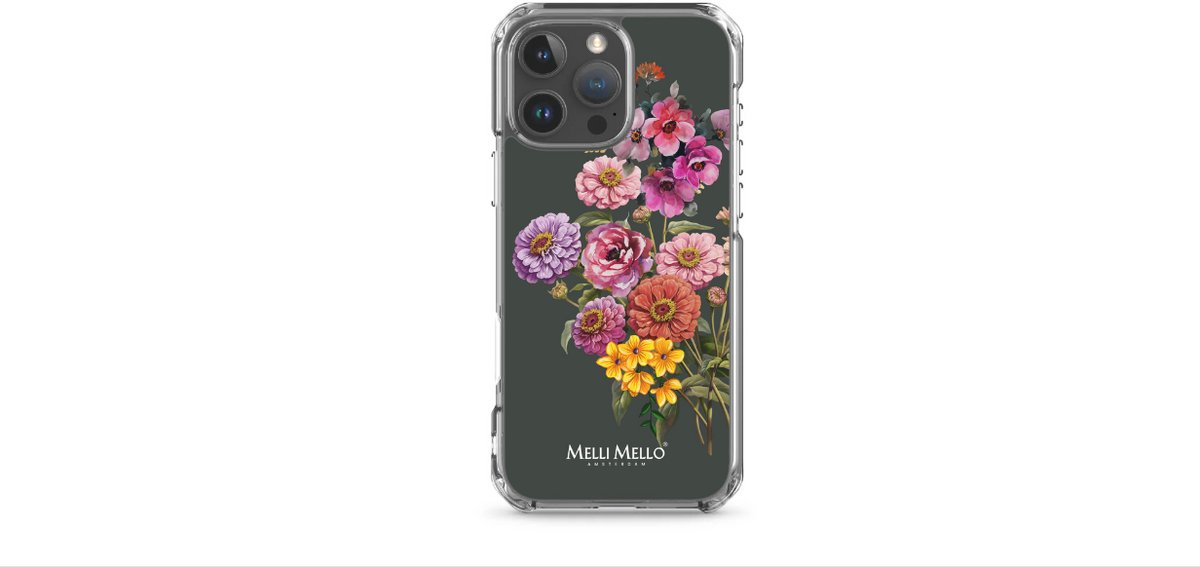 Melli Mello Telefoonhoesje Velvet Bloom (Soft case) - Apple iPhone 16 Pro Max