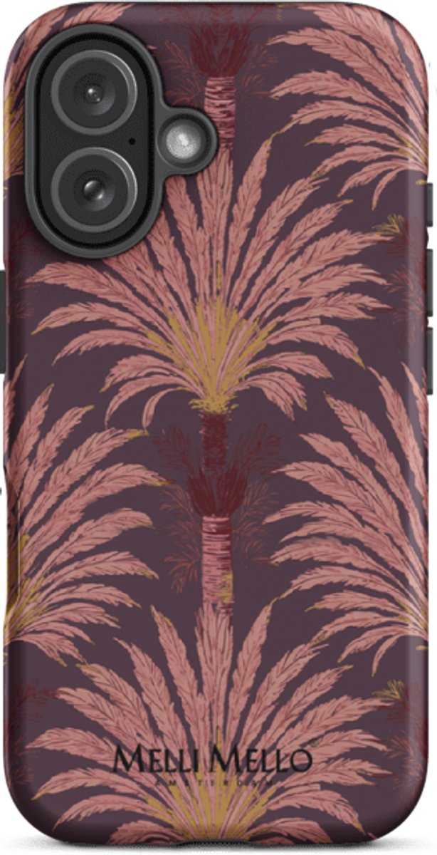 Melli Mello Telefoonhoesje Crimson Palm (Tough Case) - Apple iPhone 16
