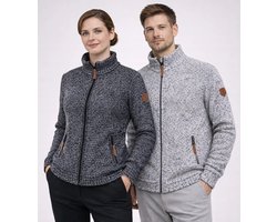Lizzard Sports Unisex Vest met Rits Navy - Gebreid Cardigan Unisex Heren & Dames - Maat S