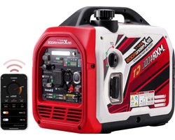 Inverter Stroomgenerator 3500 W - Benzine - LPG/Propaan - Dual-Fuel - 4-Takt - APP - Met USB - 230V Stopcontacten - Noodstroomaggregaat - 24KG