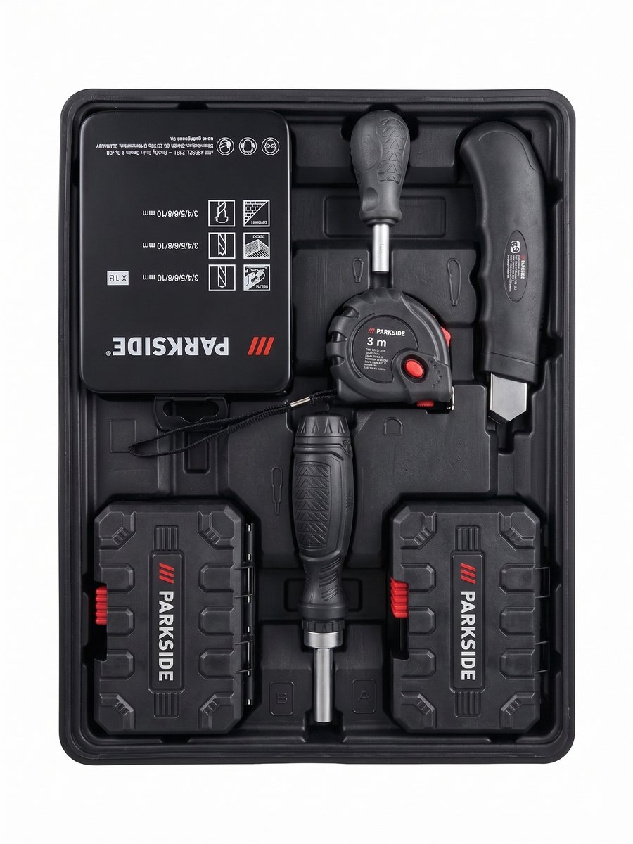 PARKSIDE-PERFORMANCE 20-accu klopboormachine startset-incl 97-delige accessoireset – foto 6